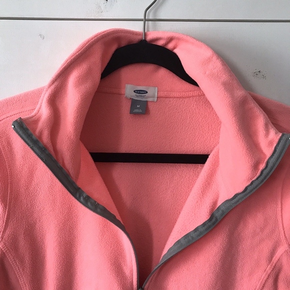 Old Navy Pink 1/2 Zip Fleece Pullover Jacket - Picture 3 of 6